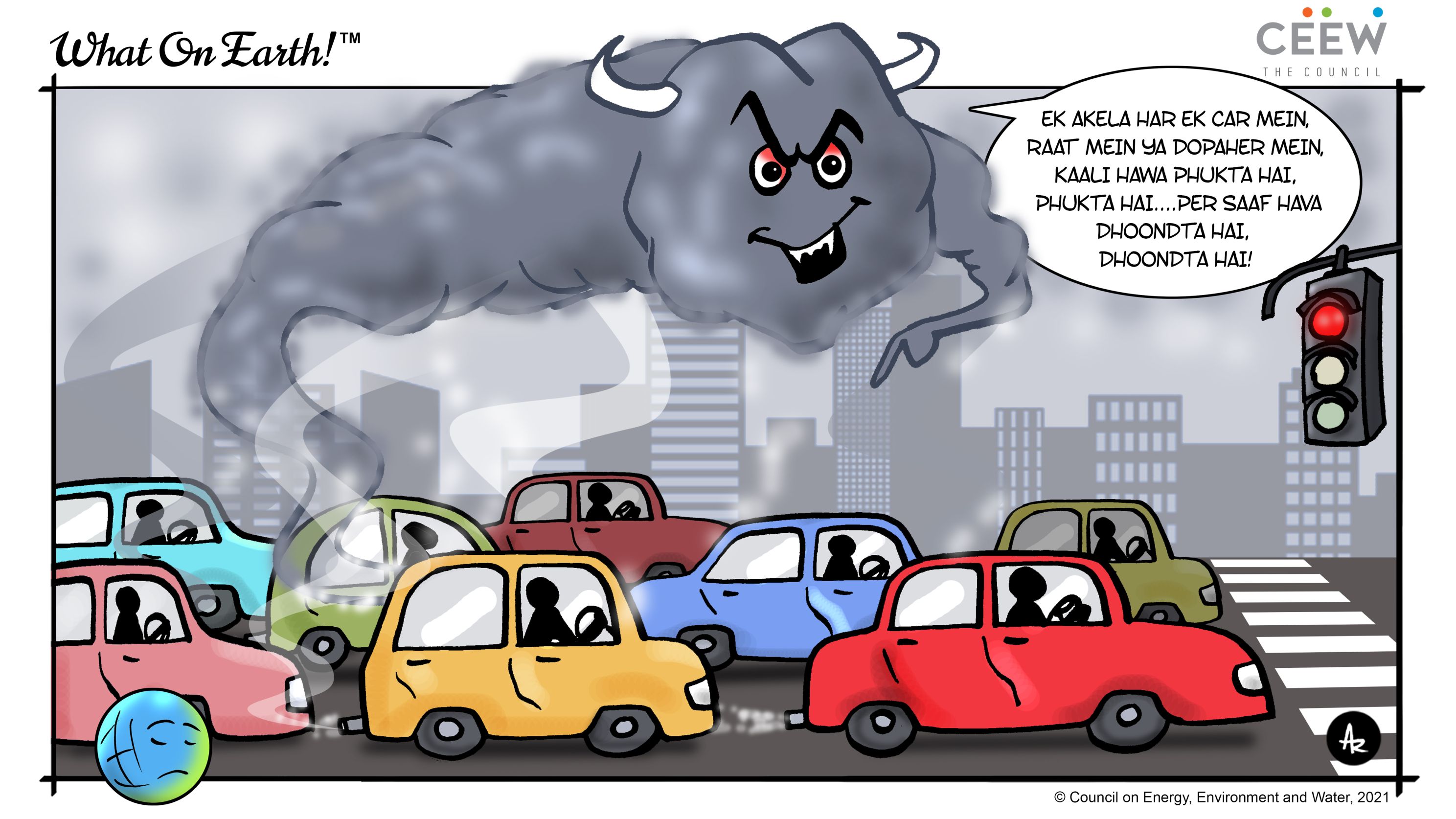 air pollution comic