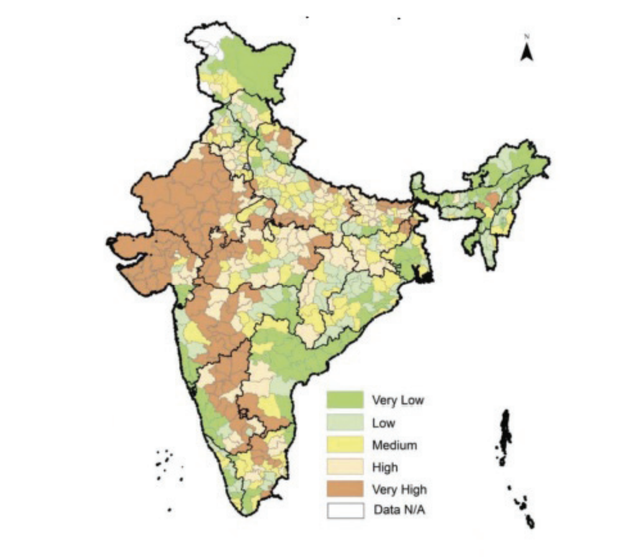 agriculture map of india