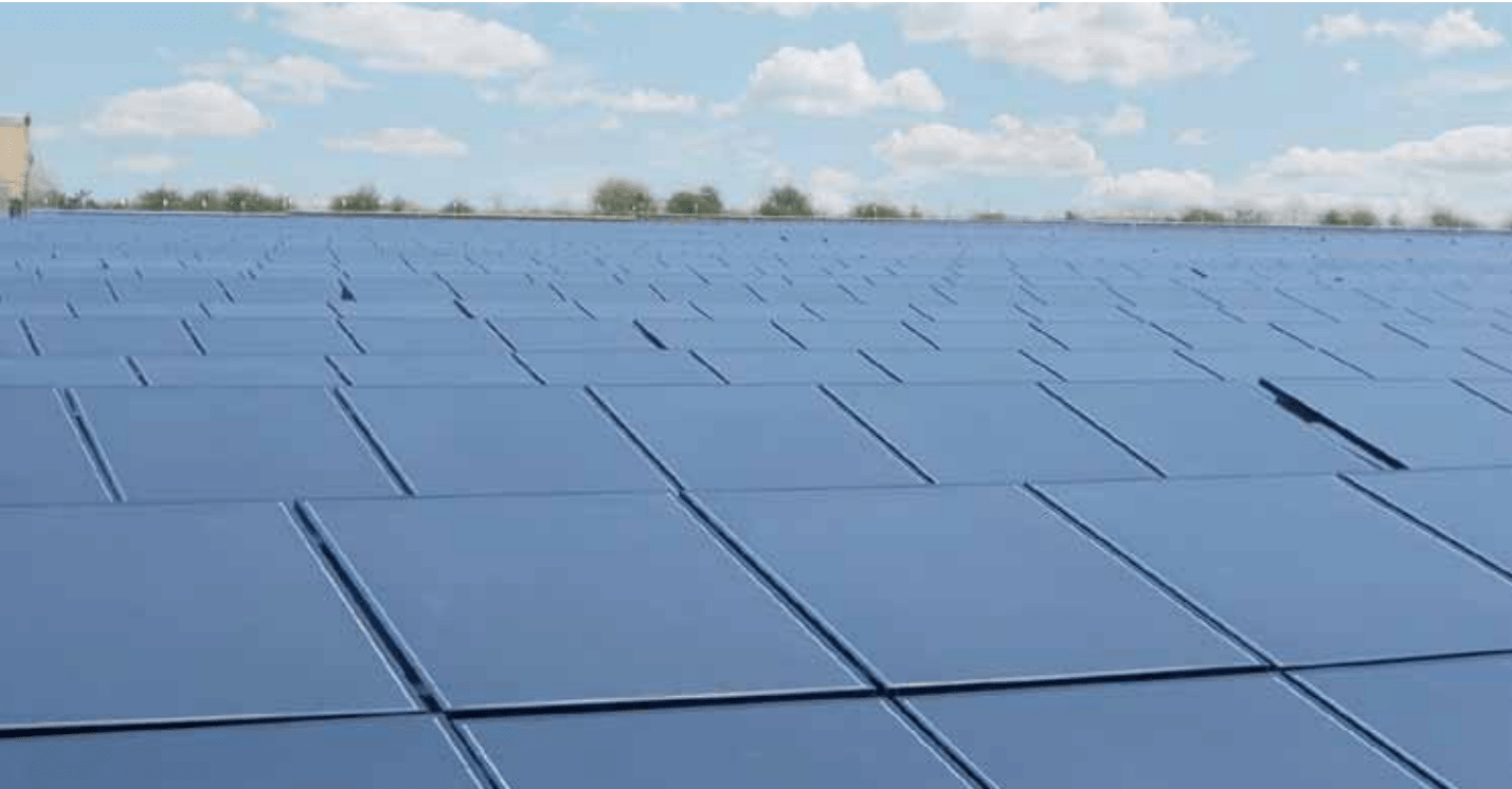  5 MW grid-connected photovoltaic plant developed under the NSM by Welspun Solar AP Pvt. Ltd., installed in Pulivendula, YSR District, Andhra Pradesh