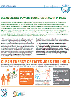Clean Energy Powers Local Job Growth