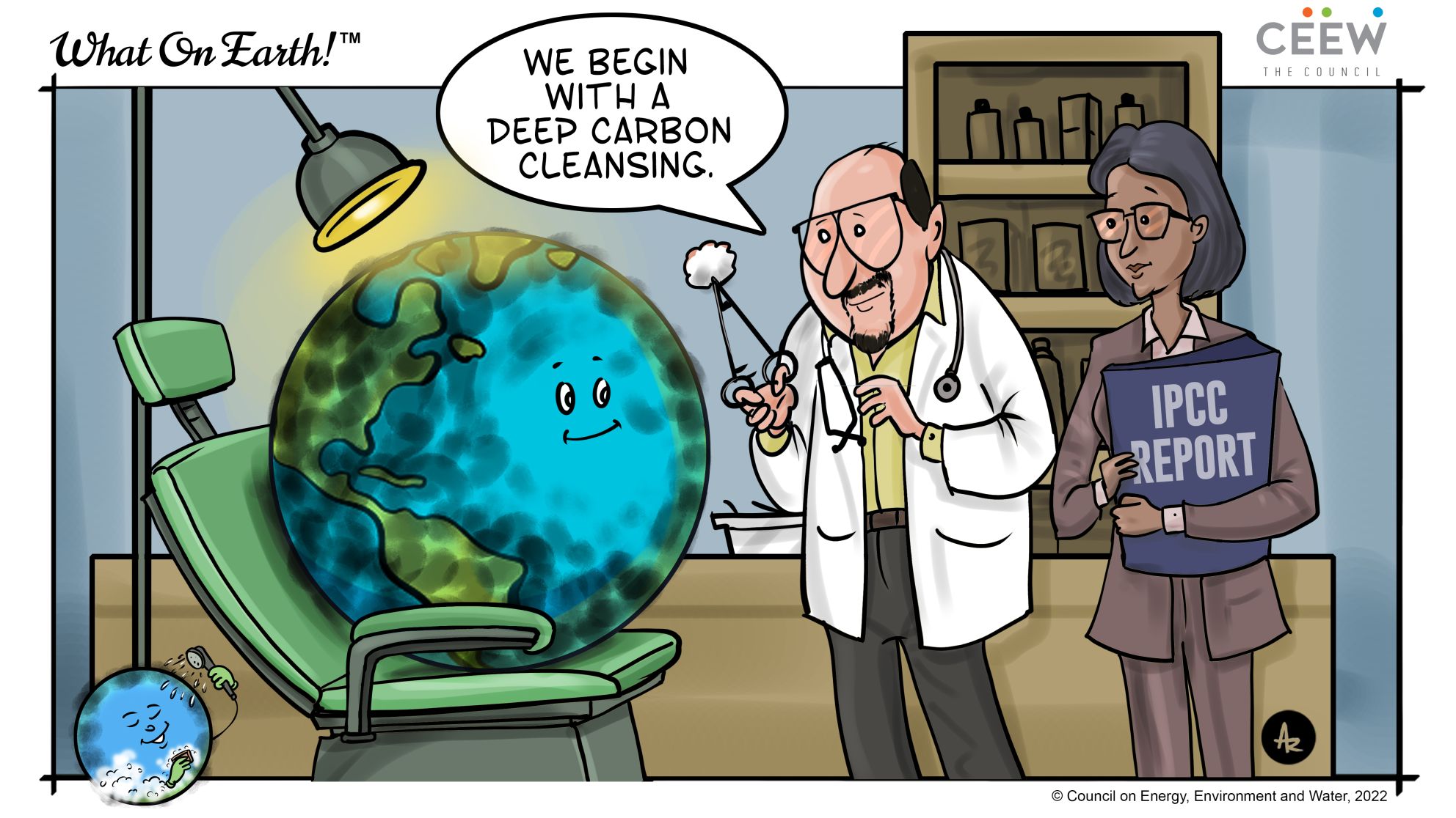 climate action cartoon