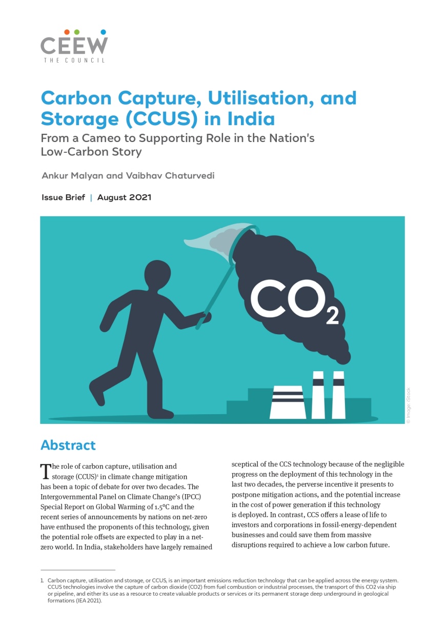 carbon capture and storage technology india