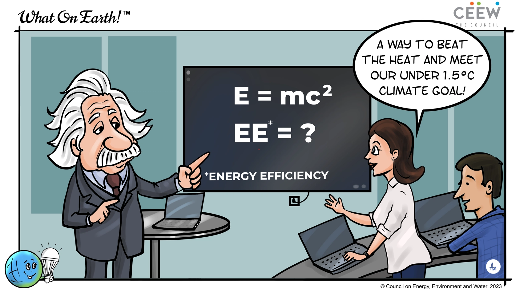 climate change comic strip