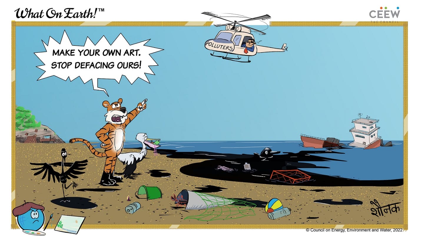 art defacing for environment