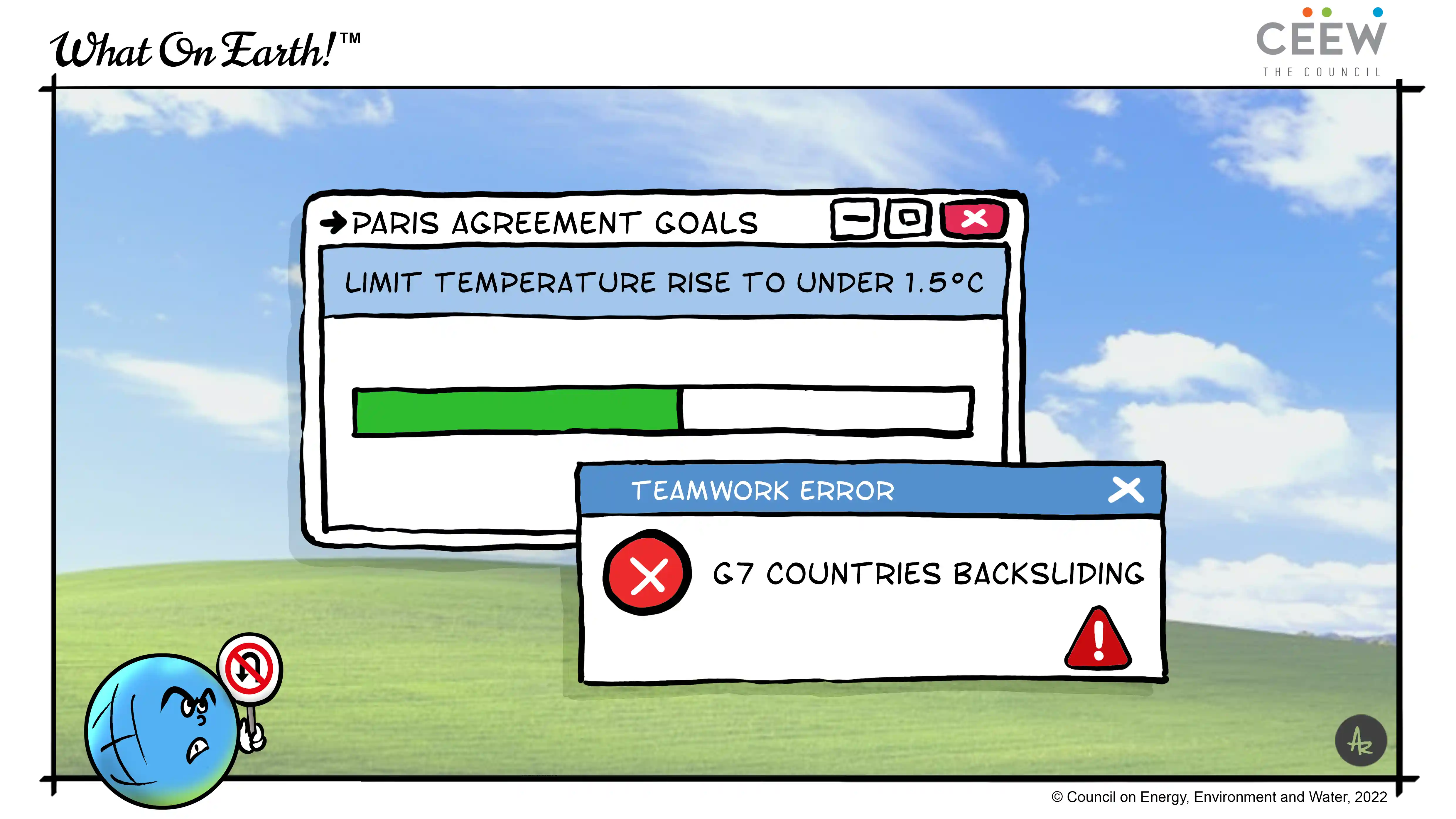 g7 backslide cartoon
