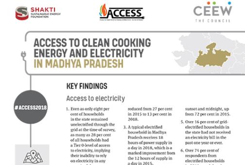 Access to Clean Cooking Energy and Electricity in Madhya Pradesh