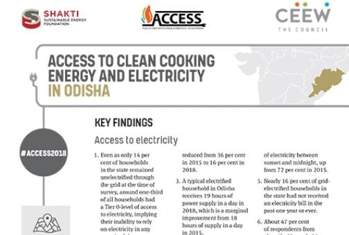 Access to Clean Cooking Energy and Electricity in Odisha