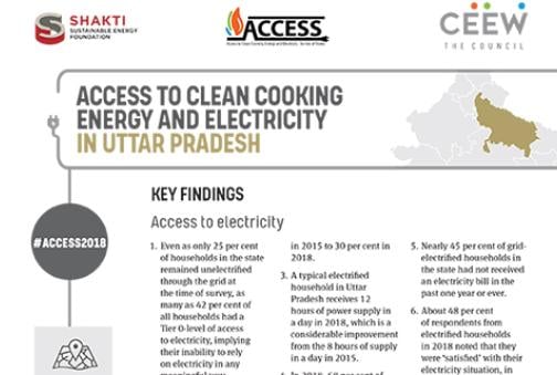 Access to Clean Cooking Energy and Electricity in Uttar Pradesh