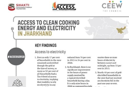Access to Clean Cooking Energy and Electricity in Jharkhand