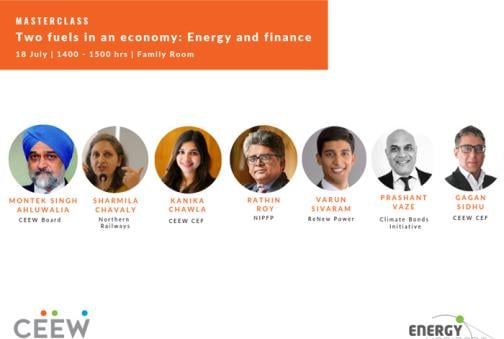 Masterclass Two fuels in an economy: Energy and finance
