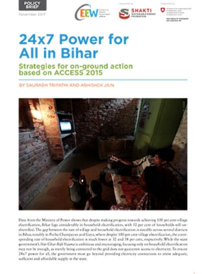 CEEW 24x7 Power for All in Bihar
