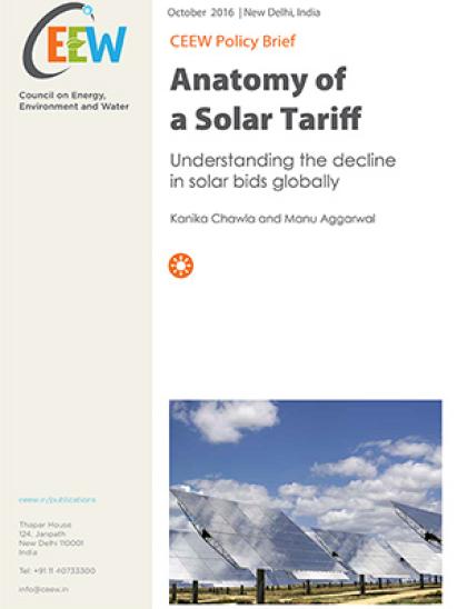 solar power tariff & bids in india