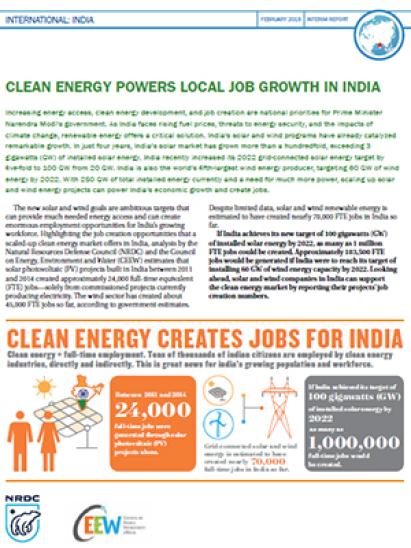 Clean Energy Powers Local Job Growth