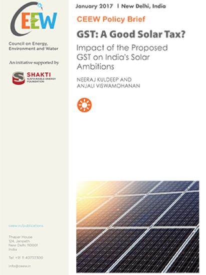 GST: A Good Solar Tax?