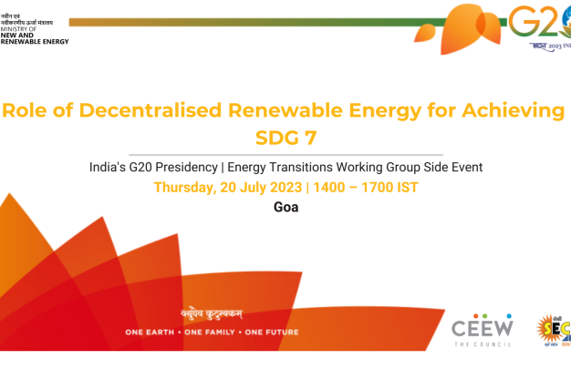 Role of Decentralised Renewable Energy for Achieving SDG 7