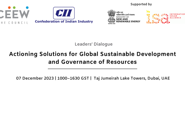 Leaders’ Dialogue on Actioning Solutions for Global Sustainable Development and Governance of Resources